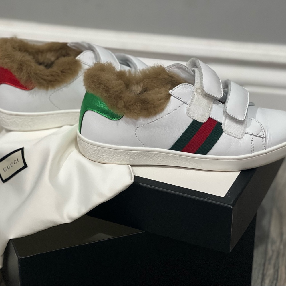 Fuzzy Gucci Shoes